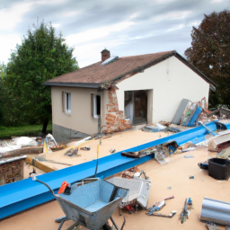 Extension de maison avec véranda-salle à manger Lognes